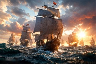 The Armada at Sunrise
