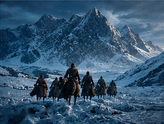 Riders in the Frozen Pass