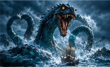 The Serpent of the Storm Sea