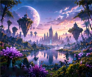 The Purple Garden World
