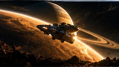 The Ship and the Ringed Planet