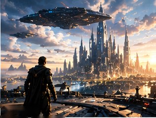 The Wanderer of the Glowing City