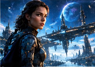 The Woman on the Bridge City