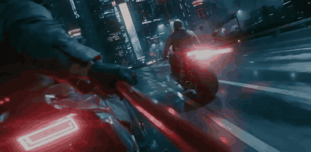 Neon Cyberpunk Chase film preview